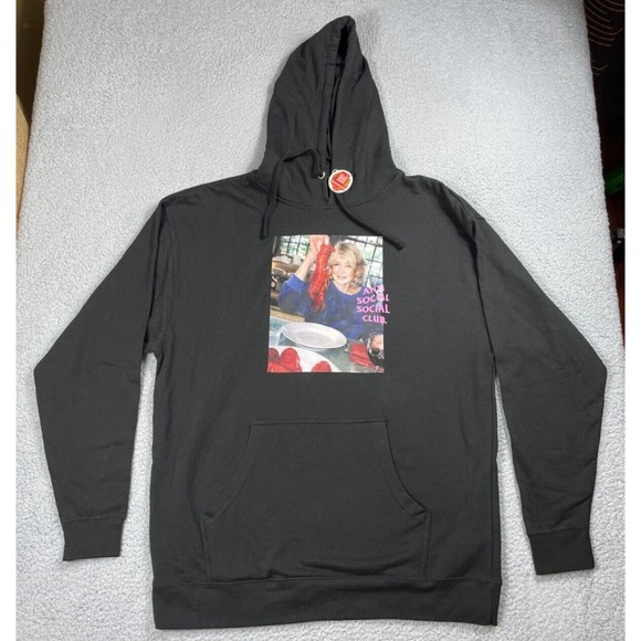 Anti Social Social Club Other - Anti Social Social Club x Martha Stewart Lobster Hoodie Black Size XL NWT